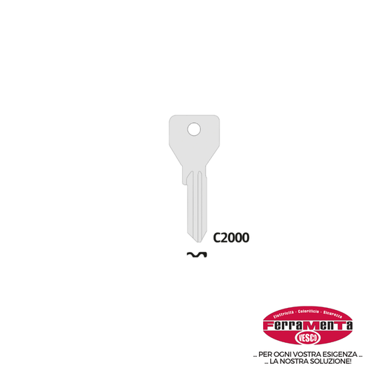 CHIAVI CISA N C2000      01070.10.2 (Pezzi per confezione: 50) (Cod.art. 837712)