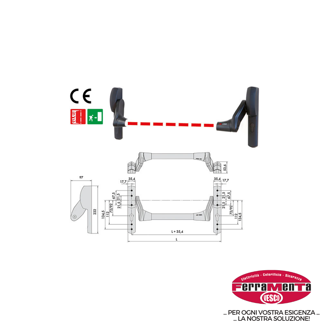 MANIGL.CISA INF.FAST PUSH 59617.FR (Cod.art. 837725)
