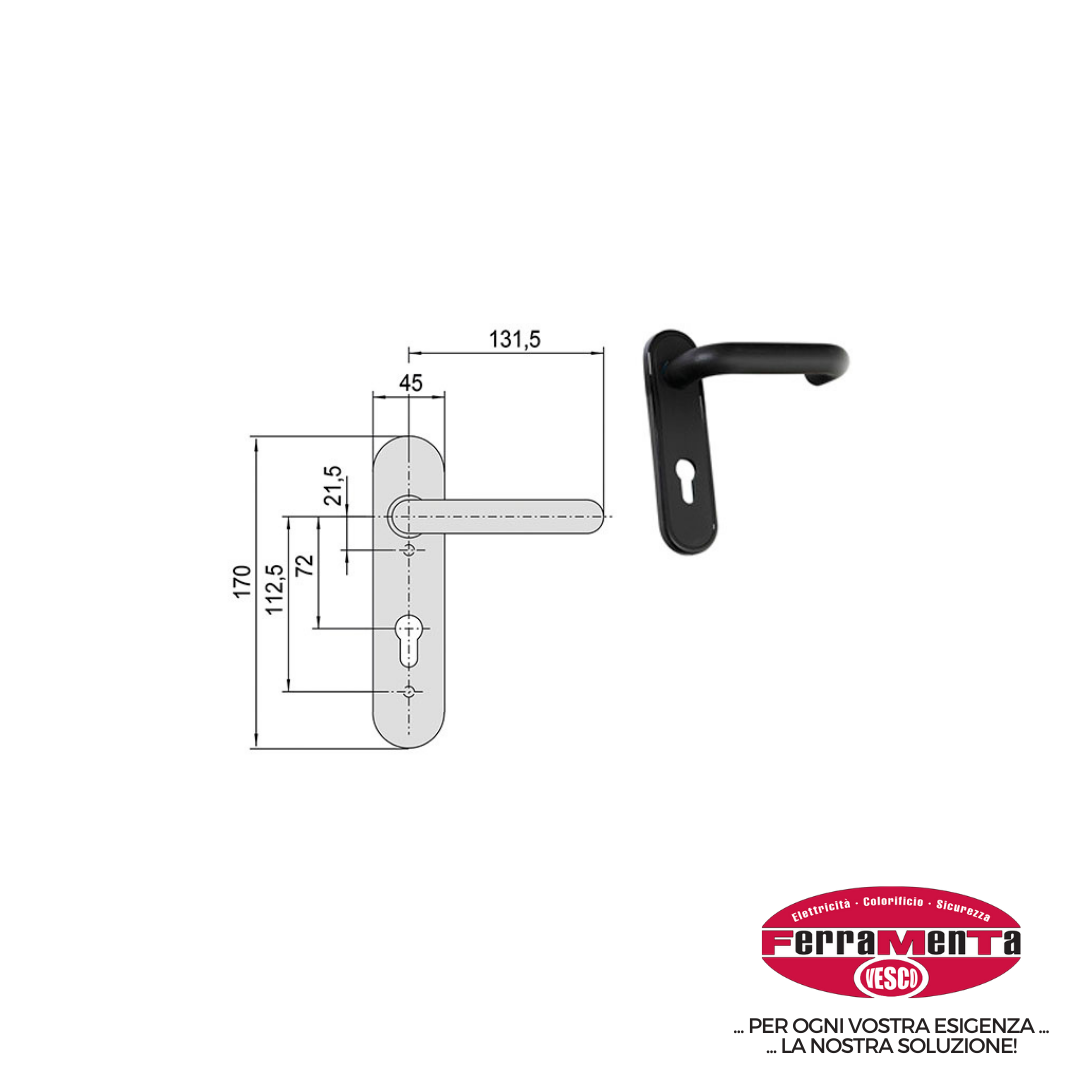 ACCESSORI CISA MANIGLIONI ANTIPANICO