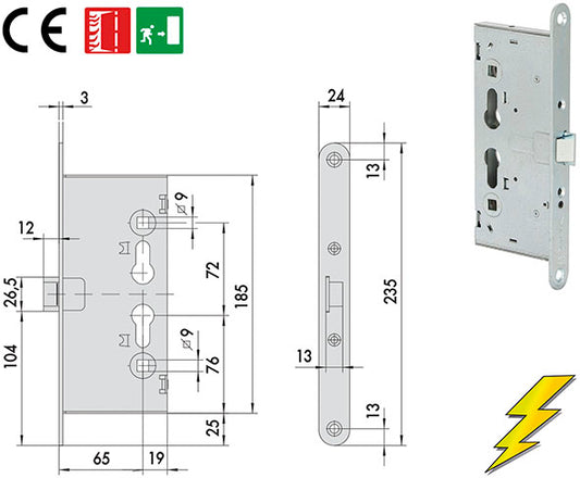 SERRATURE CISA ANTIPANICO ELETTRICHE