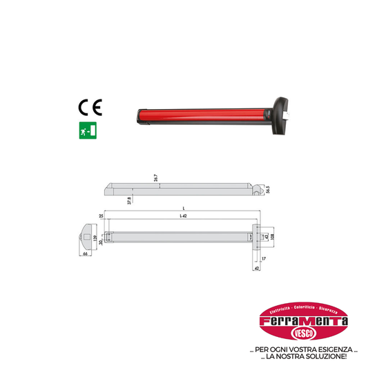 MANIGL.CISA FAST TOUCH 59801.11  84 (Cod.art. 837747)