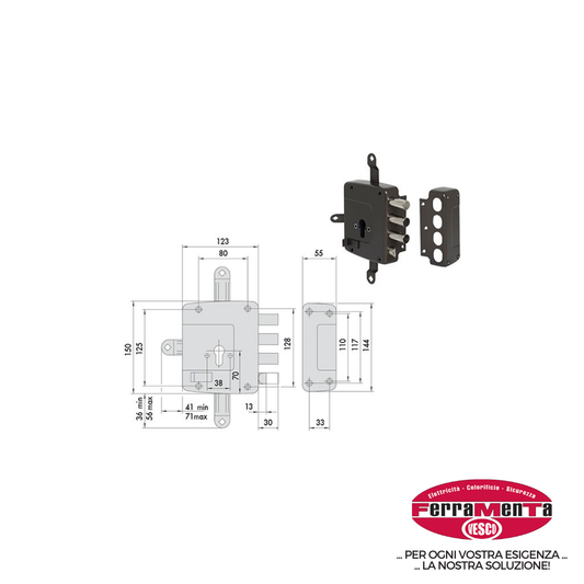 SERRATURE CISA APPLICARE