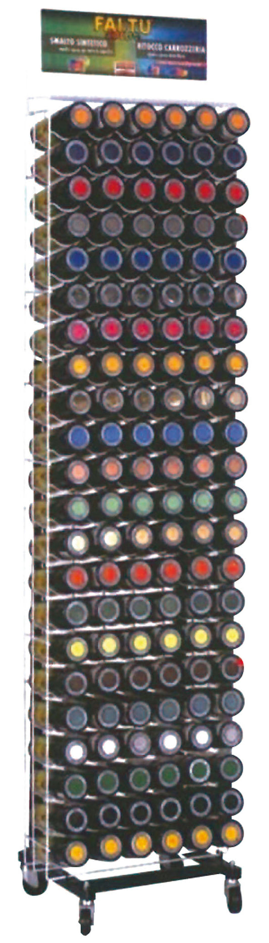 ESPOSITORE AREXONS SMALTO SPRAY 132 POSTI *VUOTO*