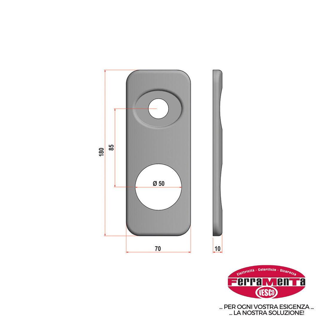PLACCHE AZZI FAUSTO PER MANIGLIE