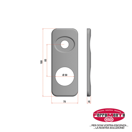PLACCHE AZZI FAUSTO PER MANIGLIE