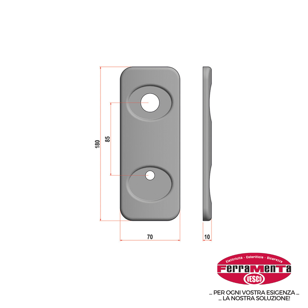 PLACCHE AZZI FAUSTO PER MANIGLIE