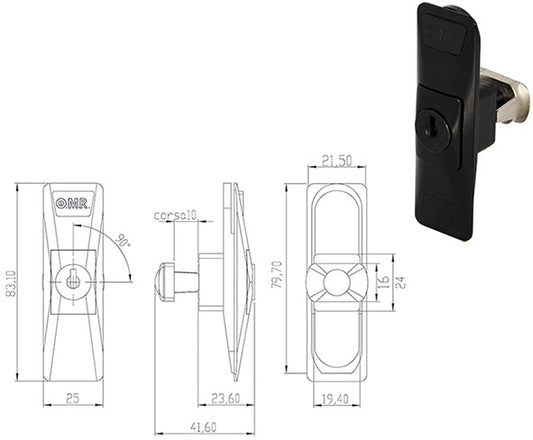 SERRATURE PER MOBILI OMR 160551