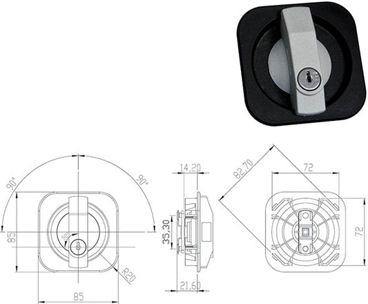 SERRATURE PER MOBILI OMR 165627