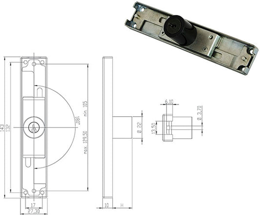 SERRATURE PER MOBILI OMR 220250