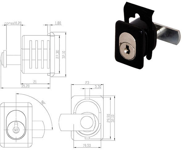 SERRATURE PER MOBILI OMR 220315