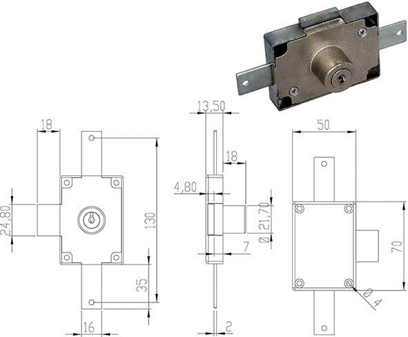 SERRATURE PER MOBILI OMR 220330-220331