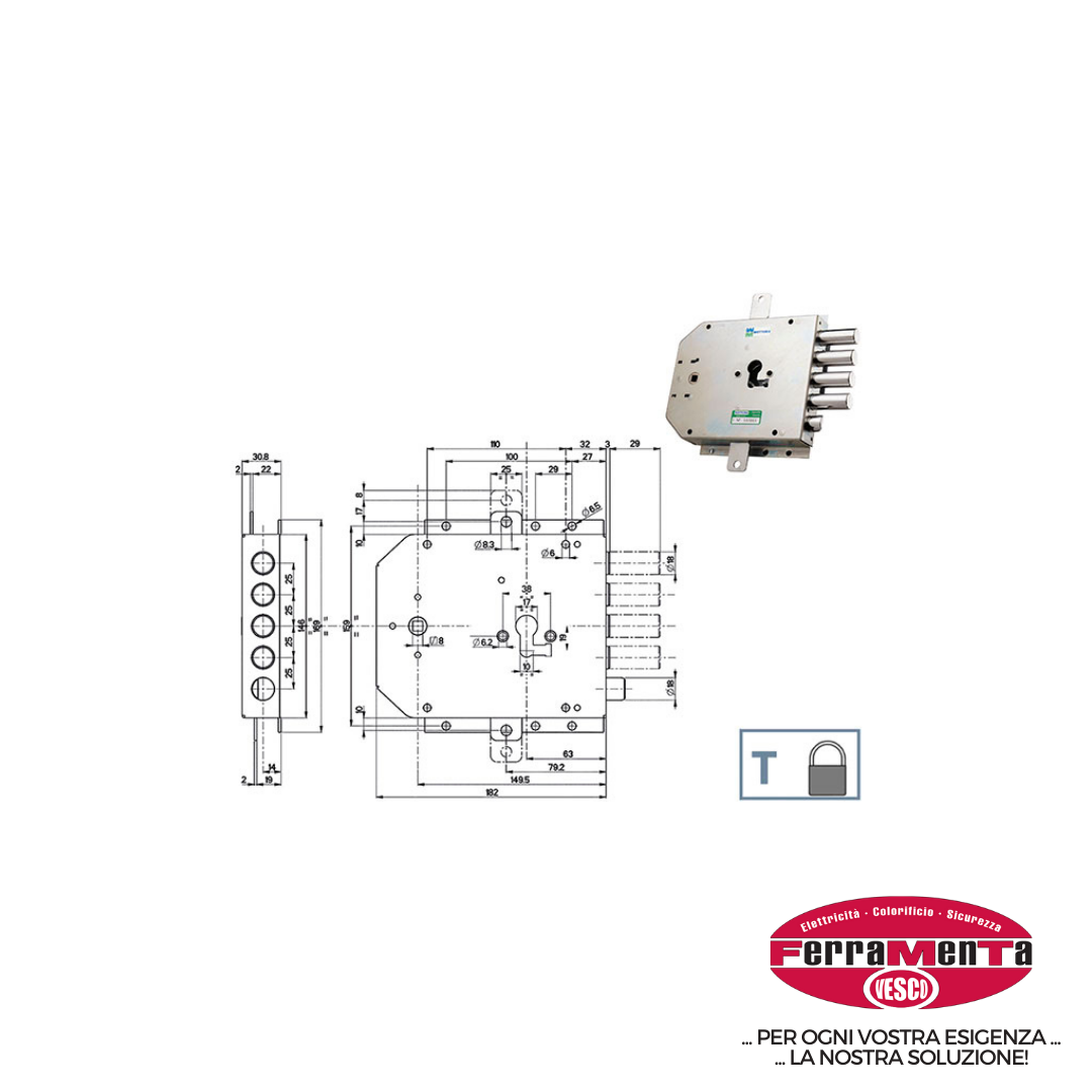 SERRATURE MOTTURA PORTE BLINDATE