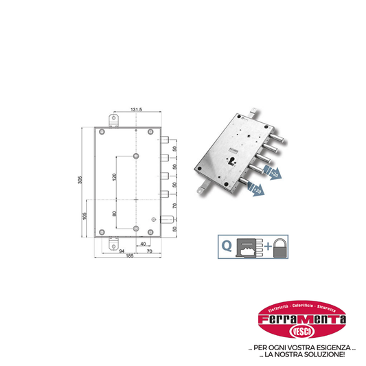 SERRATURE MOTTURA PORTE BLINDATE