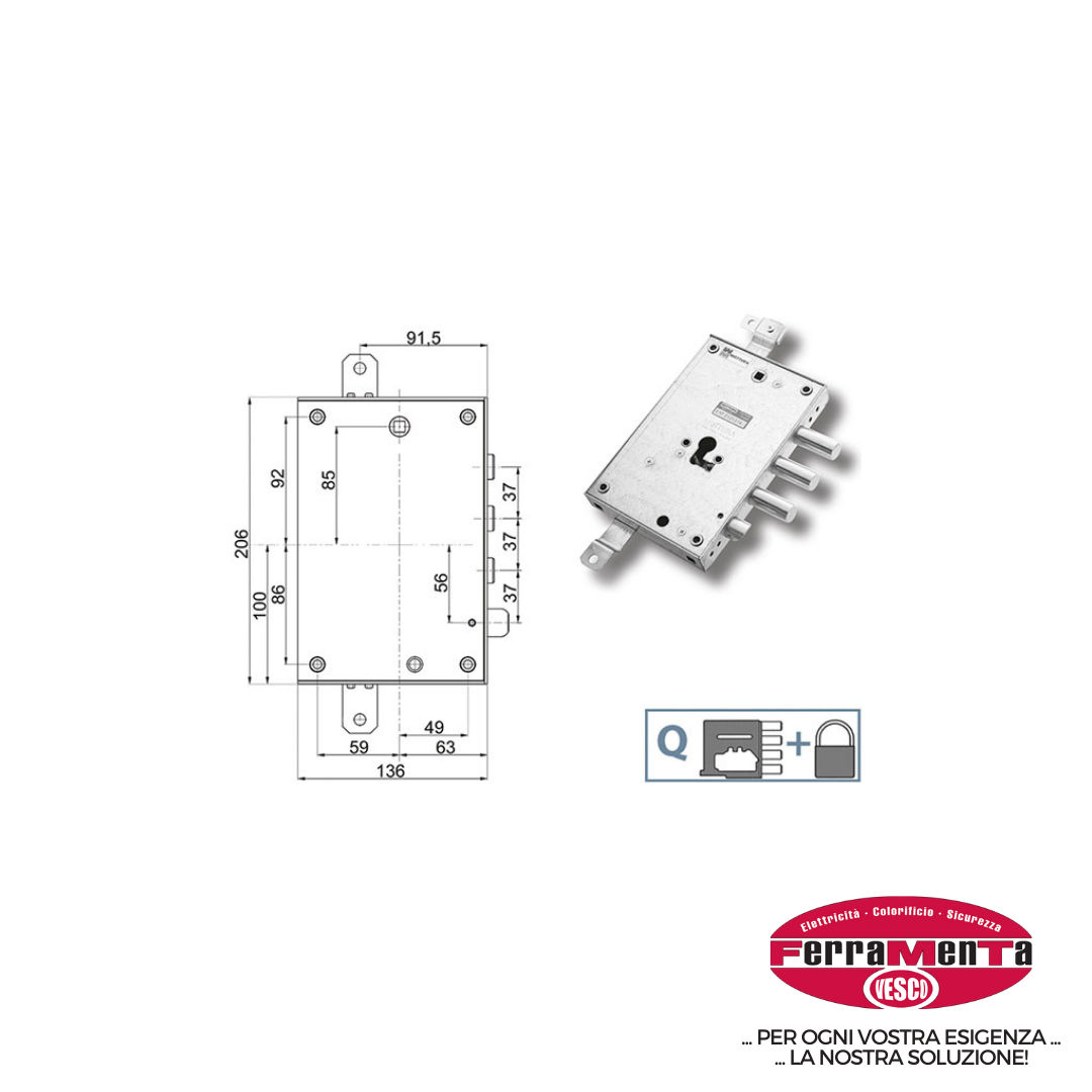SERRATURE MOTTURA PORTE BLINDATE