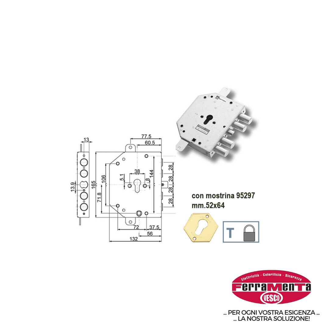 SERRATURE MOTTURA PORTE BLINDATE