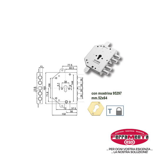 SERRATURE MOTTURA PORTE BLINDATE