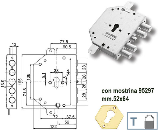 SERRATURE MOTTURA PORTE BLINDATE