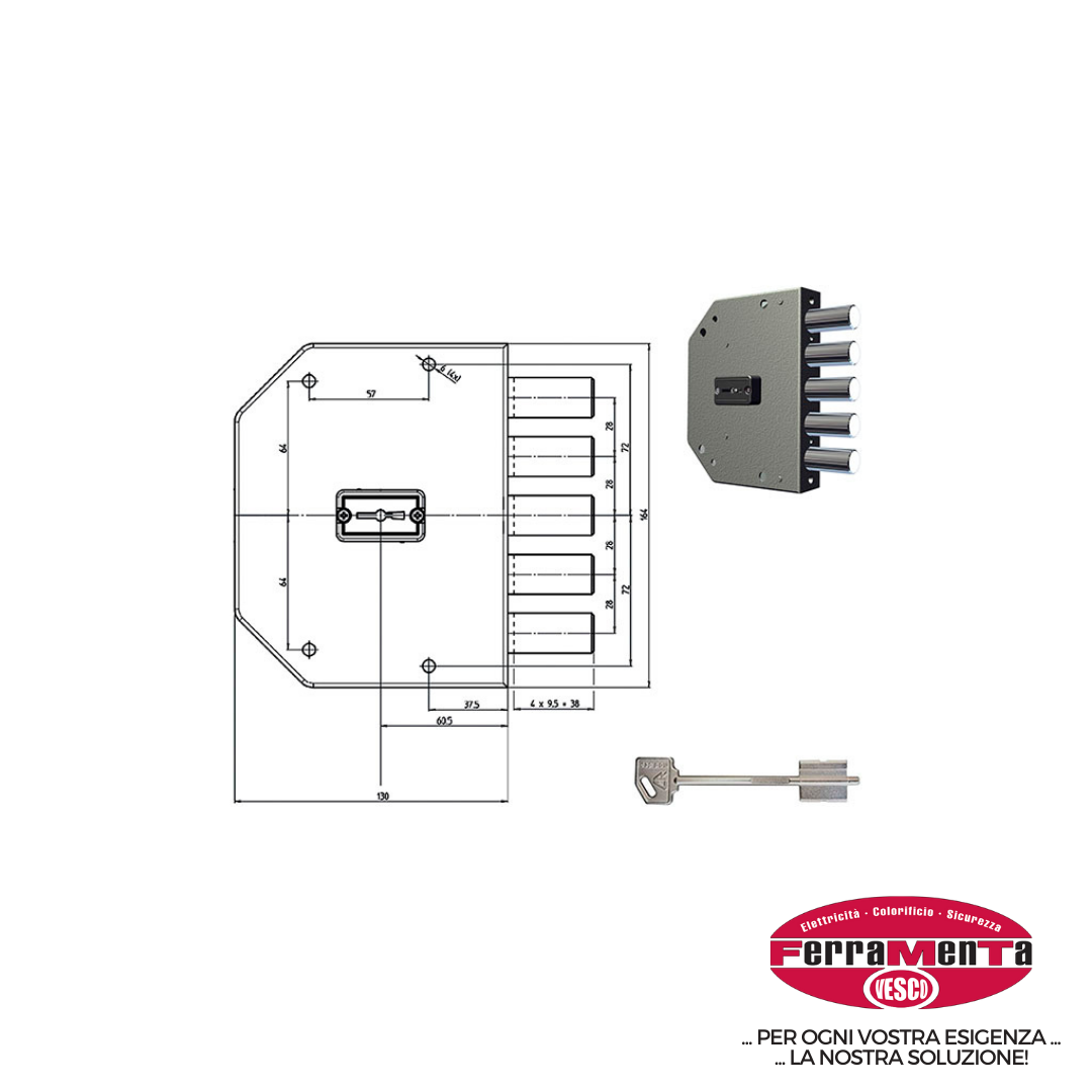 SERRATURE DOM-CR APPLICARE