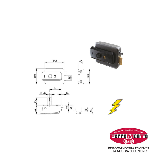 SERRATURE ISEO APPLICARE ELETTRICHE