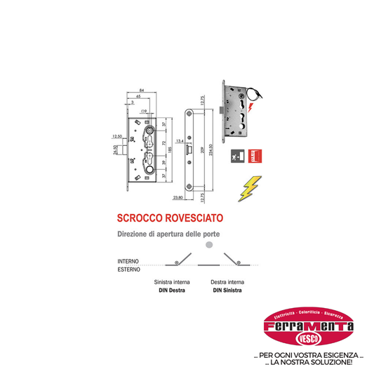 SERRATURE ISEO ANTIPANICO - TAGLIAFUOCO