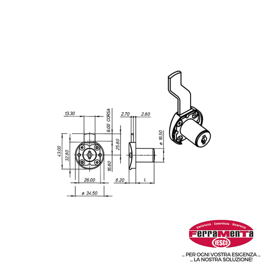 SERRATURE MERONI PER MOBILI