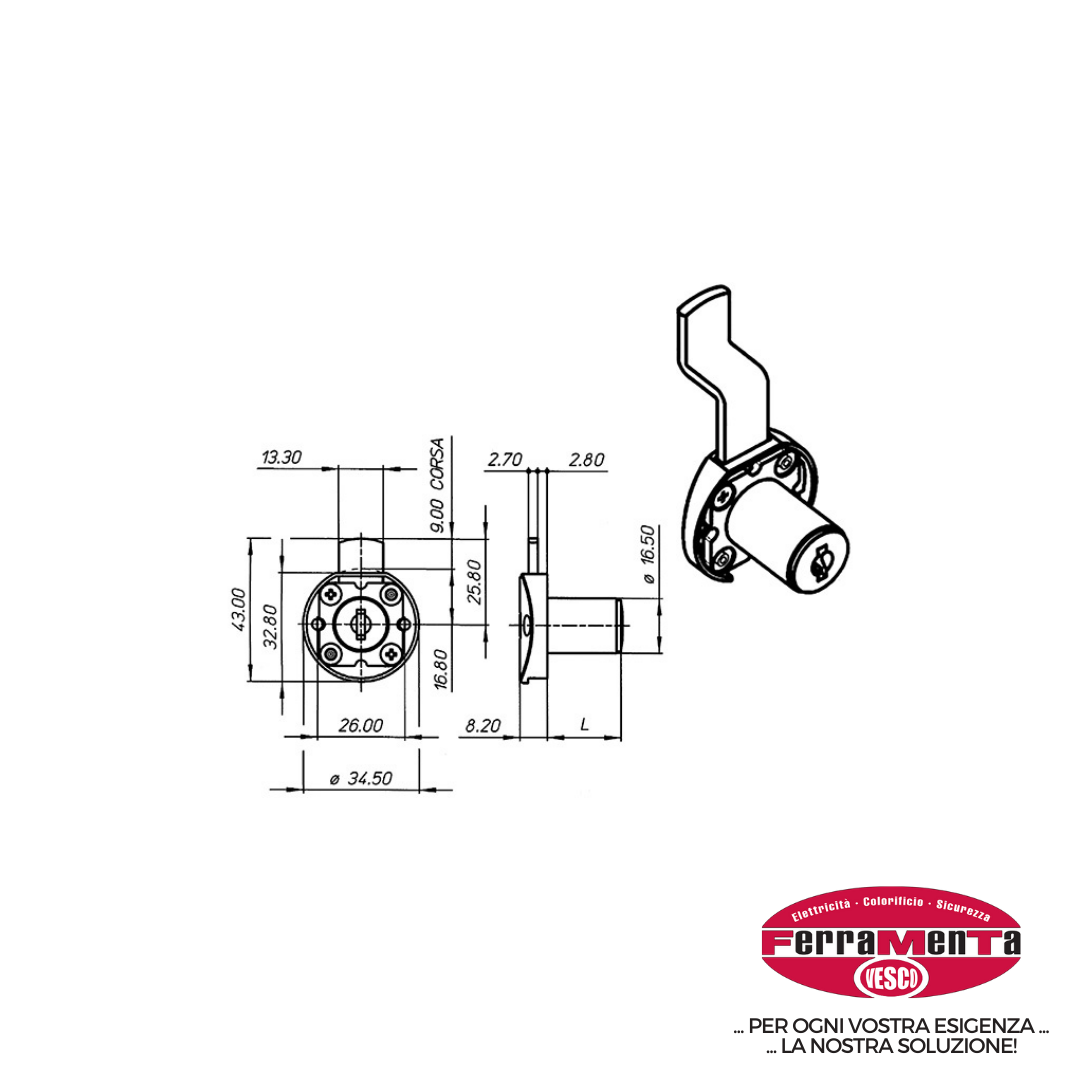 SERRATURE MERONI PER MOBILI