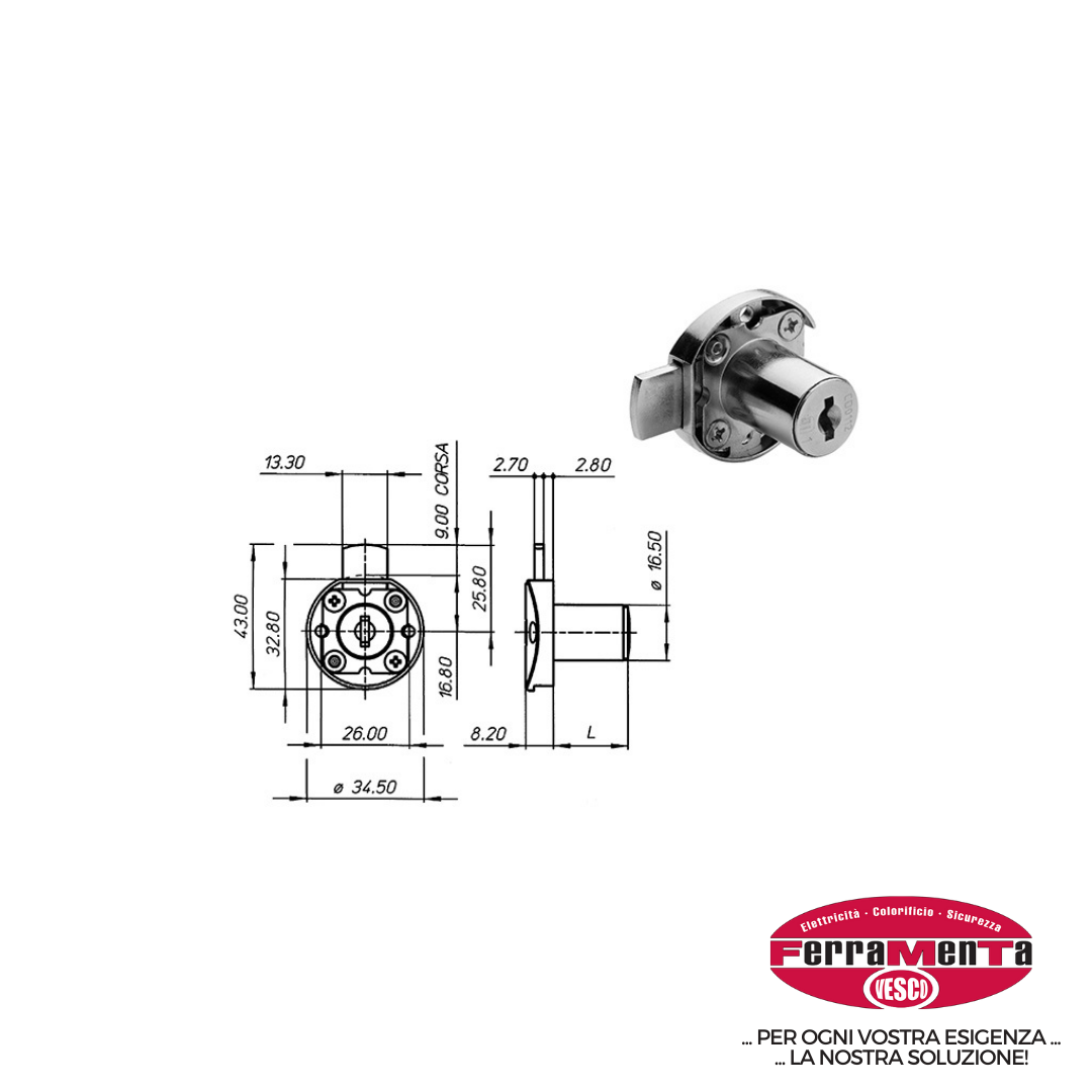 SERRATURE MERONI PER MOBILI