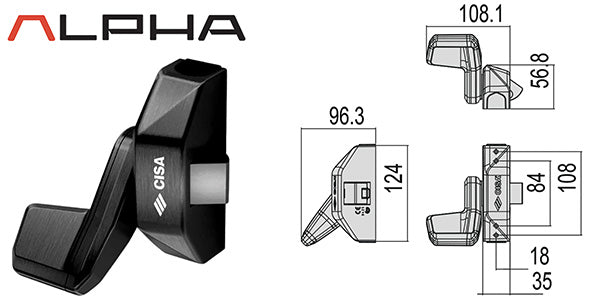 MANIGLIONI ANTIPANICO CISA ALPHA