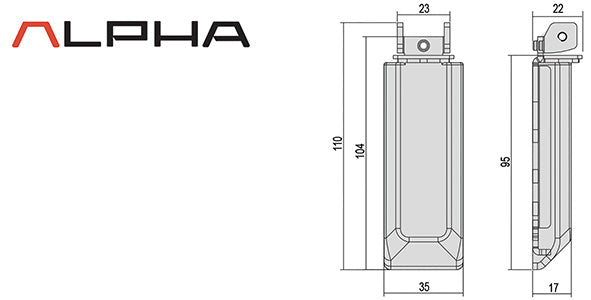 ACCESSORI CISA MANIGLIONI ANTIP. ALPHA