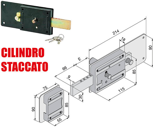 FERROGLIETTI WELKA 012 CIL.STACCATO 6 MANDATE