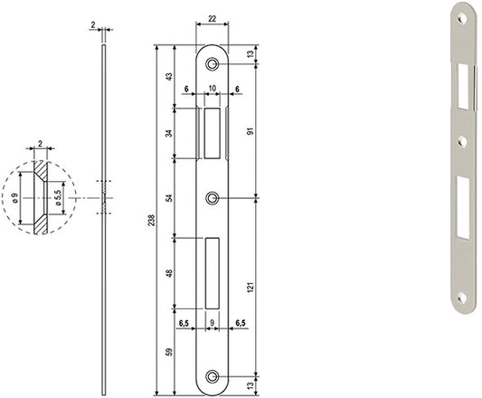 CONTROPIASTRE AGB PATENT GRANDE BT ART.590.01