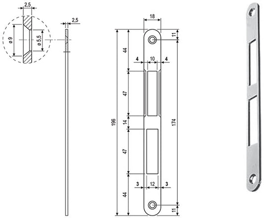 CONTROPIASTRE AGB CENTRO BT F18 ART.1000.39