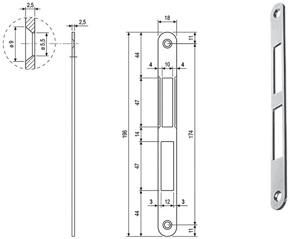 CONTROPIASTRE AGB CENTRO BT F18 ART.1000.39