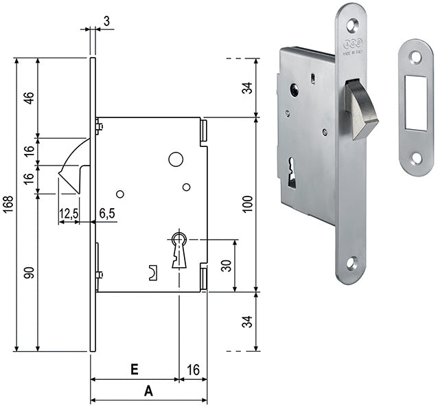 SERRATURE AGB PORTE SCORREVOLI