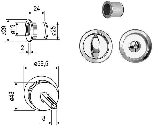 SERRATURE AGB PORTE SCORREVOLI