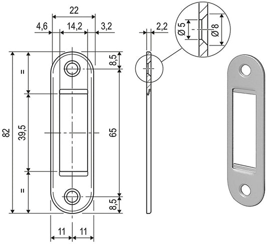 CONTROPIASTRE AGB EASY-FIX POLARIS 2XT ART.1402