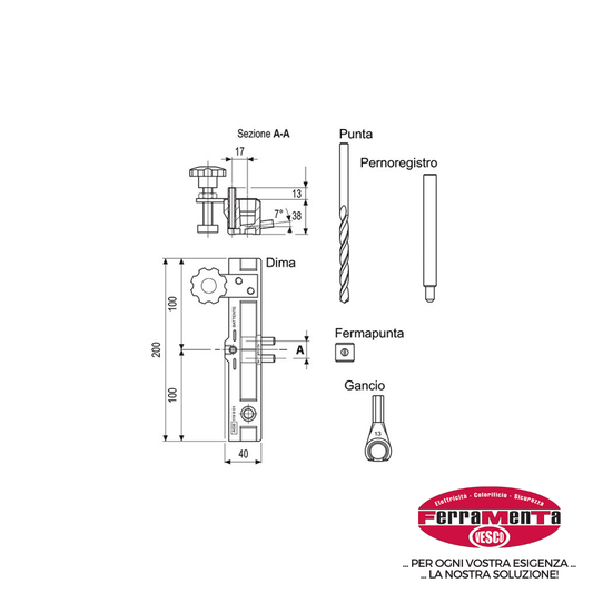 CERNIERE PER LEGNO AGB ANUBA