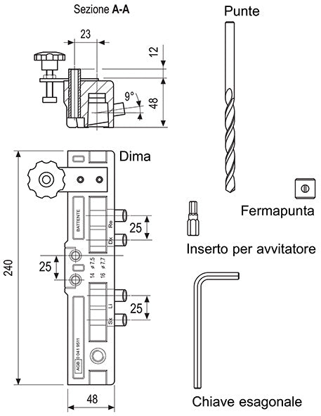 CERNIERE PER LEGNO AGB ANUBA