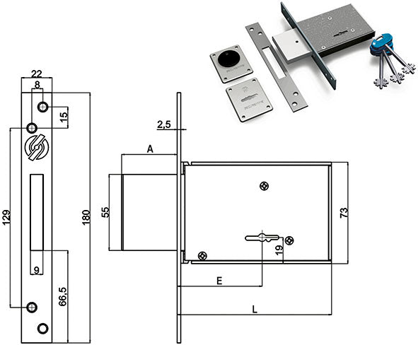 SERRATURE SECUREMME INFILARE