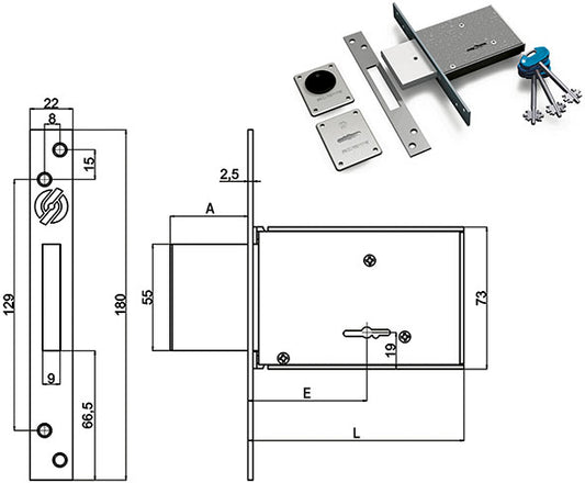SERRATURE SECUREMME INFILARE
