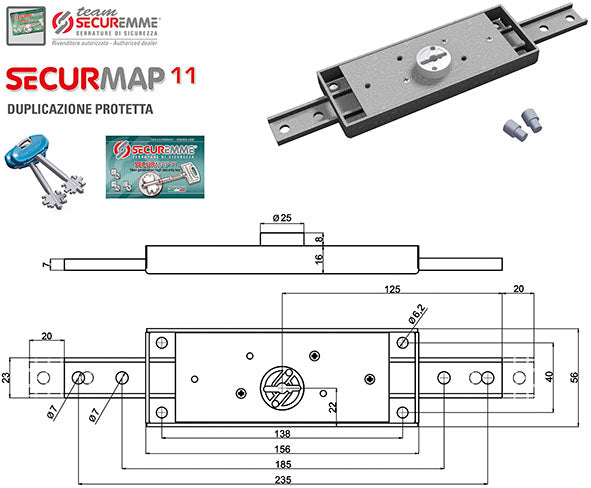 SERRATURE SECUREMME SERRANDE/BASCULANTI
