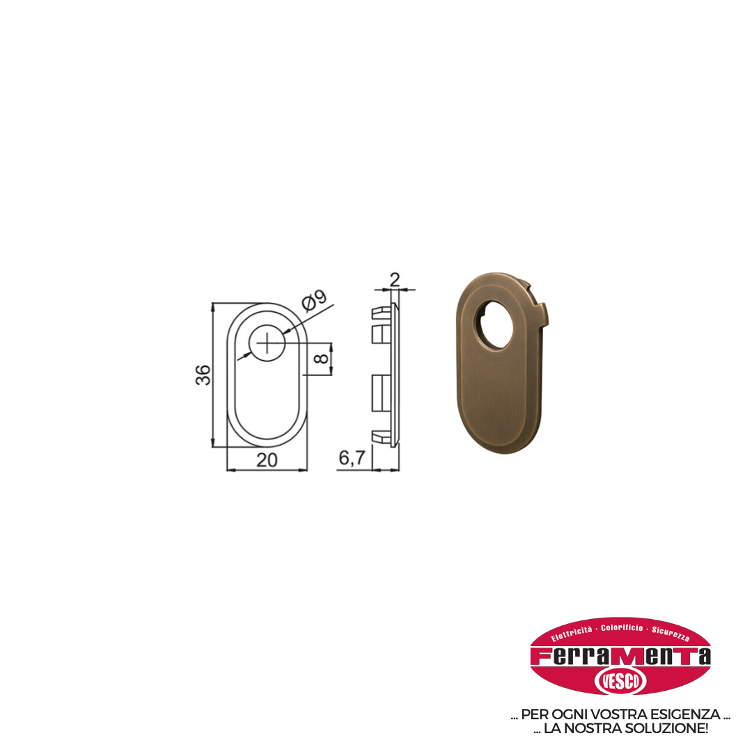 ADATTATORI SECUREMME CIL/COD BRONZO (Cod.art. 862148)