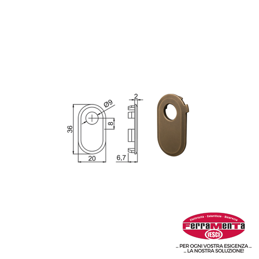 ADATTATORI SECUREMME CIL/COD BRONZO (Cod.art. 862148)