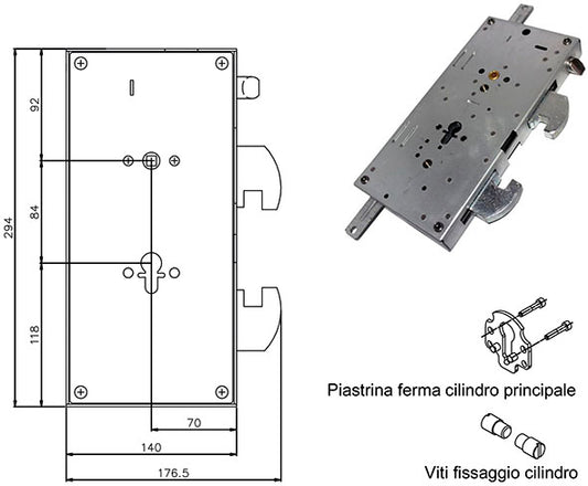 SERRATURE TESIO GRIPSTOP TRIPLICE BLINDATE