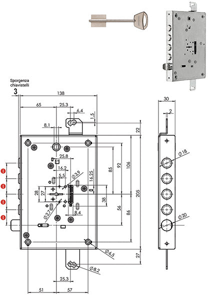 SERRATURE MUL-T-LOCK MATRIX *M* I.28