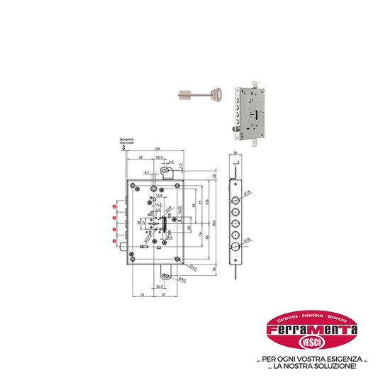 SERR.MULTLOCK MATRIX DM *M* I28 (Cod.art. 879320)