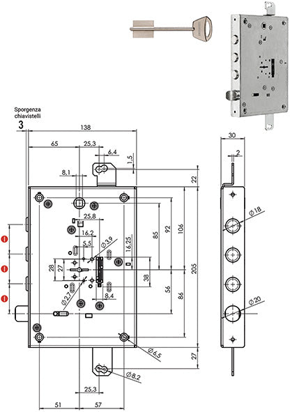 SERRATURE MUL-T-LOCK MATRIX *M* I.37