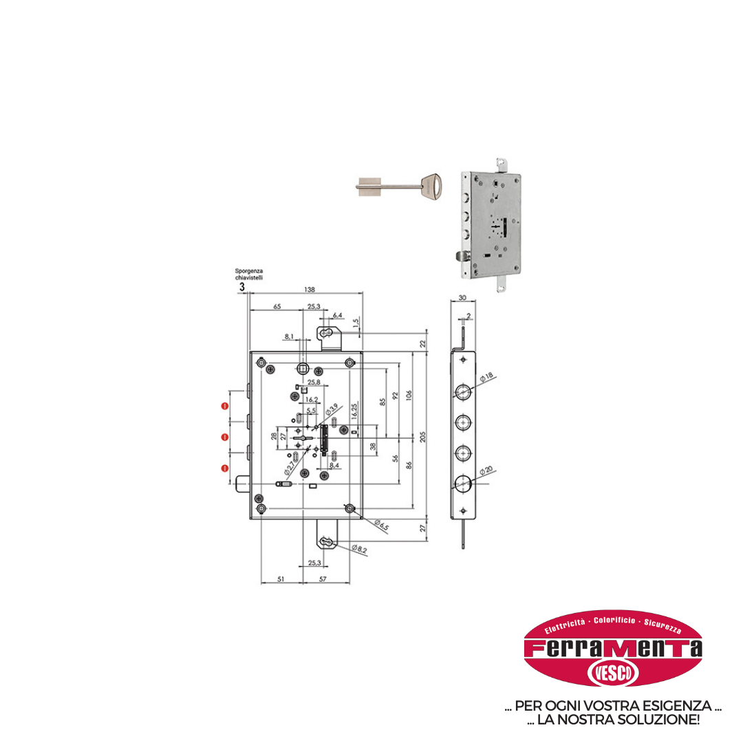 SERR.MULTLOCK MATRIX DM *M* I37 (Cod.art. 879321)