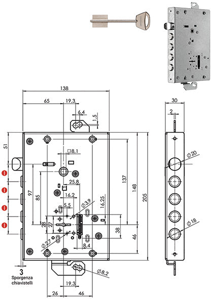 SERRATURE MUL-T-LOCK MATRIX *C* I.28