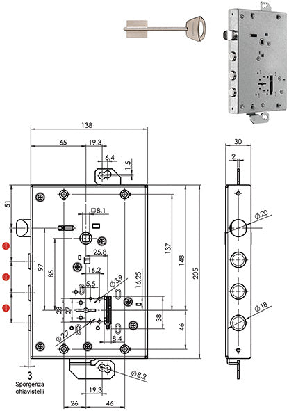 SERRATURE MUL-T-LOCK MATRIX *C* I.37